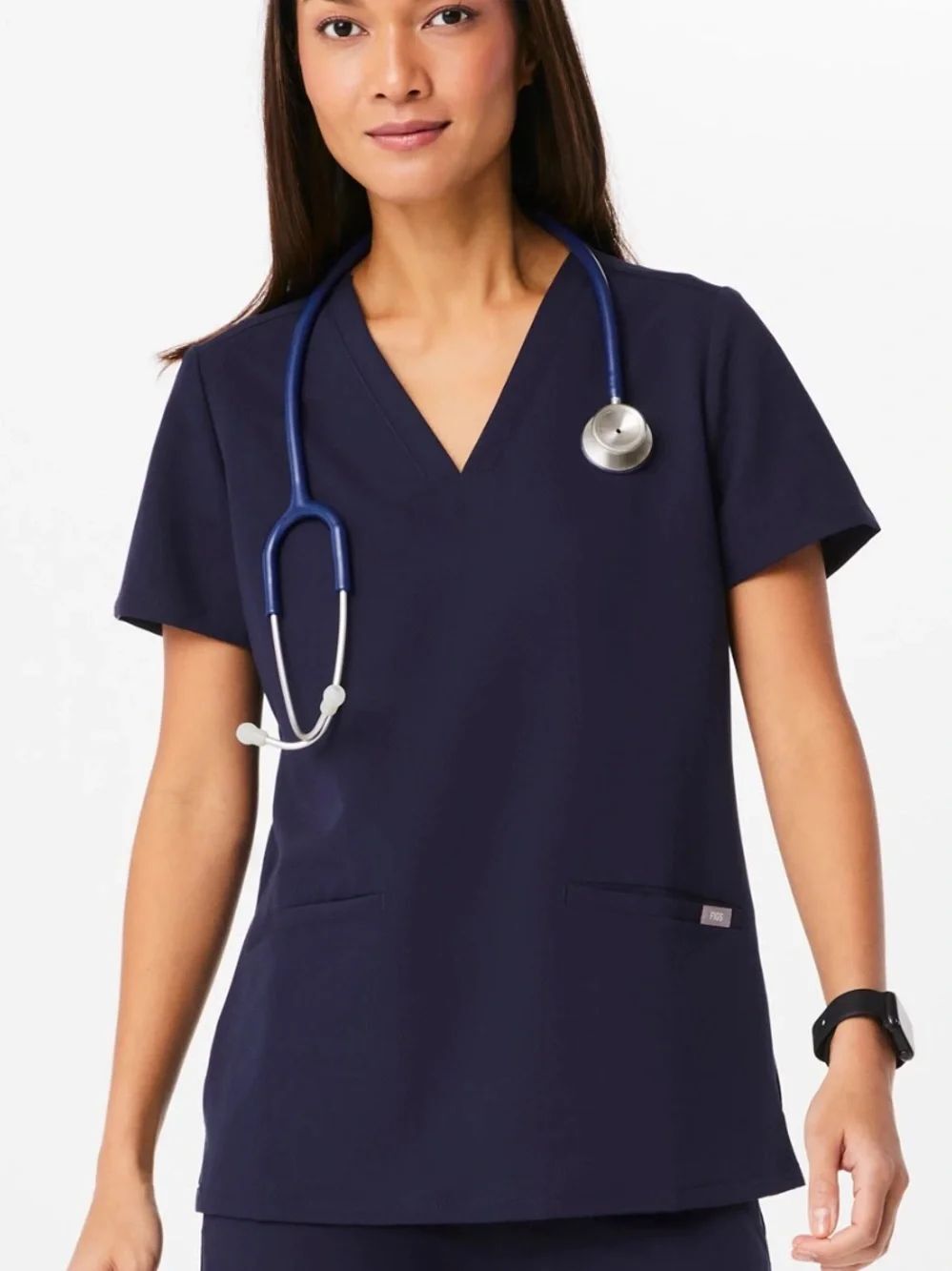 FIGS Casma Scrub Top Navy Size XS